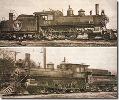 GN Locomotives 199 and 202 